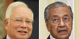 Najib laughs off Dr M’s claim he had not interfered in the courts