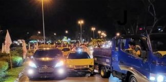 Police shoot dead man trying to ram patrol car near Kuching